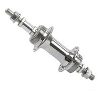 babominimer Mozzo ruota anteriore e posteriore a 36 fori con porta grasso per la maggior parte delle biciclette, finitura argento, struttura in acciaio ferro, 140 mm anteriore e (mozzo anteriore)