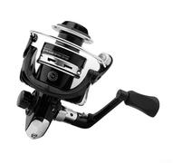 babominimer Mulinello da pesca all'aperto con bobina in metallo colato liscio, design leggero e duraturo per acqua dolce e salata, sistema di trascinamento sensibile per lunghe distanze (nero 3000)