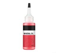 babominimer Olio minerale idraulico per freni a disco Ebike, 50 ml, compatibile con BR-M640 BR-M820 BR-M6120 BR-M7120 BR-M8020 BR-M8120 BR-M9120, rosso