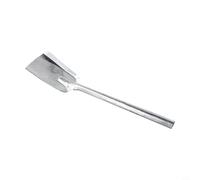 babominimer Pala per carbone con manico lungo per rimuovere la spazzatura del terreno di cenere, impermeabile e resistente, per camino interno