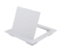 babominimer Pannello di accesso da parete in ABS, copertura per porte di ispezione o impianti idraulici, porta di riparazione a cerniera bianca per aperture standard a parete in casa o commerciale