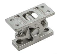 babominimer Paraurti per porta in lega di zinco con meccanismo a molla, chiusura a doppio rullo per una presa sicura, fermaporta resistente, per barche da campeggio e roulotte, 65 x 42 mm, Sta