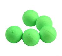 babominimer Per 10 galleggianti da pesca da 15 mm con indicatori di impatto in schiuma per barca, roccia, spiaggia e pesca sul lago, perline gialle/rosso/verde (tipo B verde)