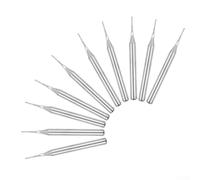 babominimer per 10pcs 0.5mm Carbide End Mill Router Bit per PCB per CNC Macchina Incisione Punte da Trapano 1/8 "Shank 38mm Lunghezza Strumenti per la lavorazione dei metalli