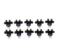 babominimer per 10PCS IR Infrarossi Scanalato Sensore Ottico Velocità Misurazione Accoppiatore Ottico 5.9mm Larghezza Slot 3.3V-5V TTL Interruttore Digitale Uscita Blu