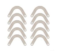 babominimer Per 10pcs Silenzioso Olio Compressore D'aria Pompa Testa Piastre Valvola Cinghia Pistone Macchina (E)