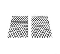 babominimer Per 2 griglie per caminetto, deflettori per brace, 19,1 x 30,5 cm, in metallo, colore nero, per la maggior parte dei caminetti standard
