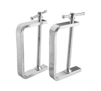 babominimer per 2 pezzi 50-100 mm per la lavorazione del legno morsetto C-Clamp G-Clamp per legno plastica foratura fissaggio (0-100 mm)