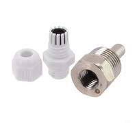 babominimer per 2 pozzetti termometrici con filettatura G/2" per tasca del manicotto a immersione del sensore, struttura in acciaio inossidabile con valutazione di pressione PN40 (8 x 30 mm)