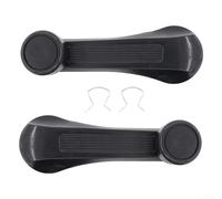 babominimer per 2PCS per maniglie di controllo della porta a manovella compatibile con per Civic 1984-2000 - Parti di ricambio per maniglie interne in ABS nero