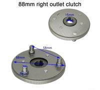 babominimer Per 500W-750W Elettrico Per Motore Della Bici Frizione In Acciaio Inox Planet Gear Base per 70/72/75/88mm Per Componenti Della Bicicletta (88mm Presa Destra)