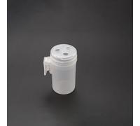 babominimer Per canne da pesca Pellet Cup Feeder per pesca alla carpa con adattatore si adatta a qualsiasi punta del palo, accessorio per esche in plastica bianca trasparente (S)