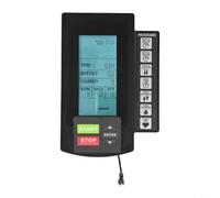 babominimer Per esercizi di resistenza al vento wireless per display da banco della bicicletta, con monitoraggio di velocità, distanza, calorie e giri al minuto, per allenamento al chiuso