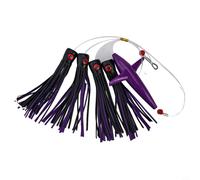 babominimer Per Feather Rig Bird Trolling Lure Daisy Chain per la pesca di grandi selvaggina con 150 mm di lunghezza e 210 g di peso per tonno, marlin, pesce vela (C5)