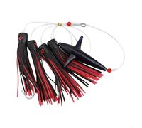 babominimer Per Feather Rig Bird Trolling Lure Daisy Chain per la pesca di grandi selvaggina con 150 mm di lunghezza e 210 g di peso per tonno, marlin, pesce vela (C3)