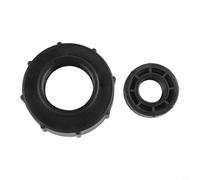 babominimer Per IBC Container Adapter S100x8 Riduzione con filettatura interna grossolana per serbatoio dell'acqua, pioggia e per contenitore IBC - /2", 3/4", pollice, 0,5" PP (1")