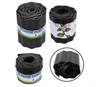 babominimer Per recinzione flessibile in plastica per il controllo dell'erba del giardino e la separazione del percorso, lunghezza 9 m con opzioni di altezza 10 cm/15 cm/20 cm (10 cm x 9 m)