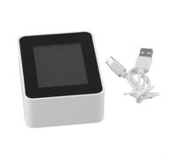 babominimer per WiFi Monitor della qualità dell'aria per interni 12 in 1 PM2.5 PM10 HCHO TVOC AQI Rilevatore di umidità della temperatura con display a colori TFT ricaricabile (bianco)