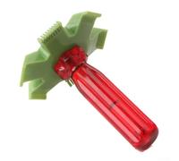 babominimer Pettine a spirale per evaporatore a condensatore per radiatore, con impugnatura cacciavite, 8-15 alette per pollice, per la pulizia del condizionatore d'aria e del radiatore dell'olio,