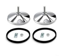 babominimer Piedini per macchina da calcio balilla, in acciaio inox e gomma, altezza regolabile, design antiscivolo per un gioco stabile e protezione del pavimento per interni