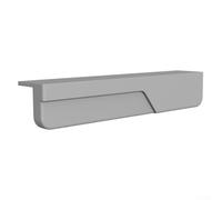 babominimer Piedino per armadietto per cassetto della spazzatura, funzionamento senza contatto con installazione senza danni, dimensioni personalizzabili in nero, bianco (grigio)