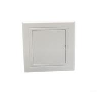 babominimer Porta di ispezione in ABS con copertura a battente per parete o soffitto, porta di riparazione bianca per manutenzione di tubi e sistemi elettrici, compatibile con (140 x 140 mm)