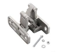 babominimer Porta in acciaio inox 304 resistente, con apertura flessibile a 165°, per oltre 70250 kg, con finitura argento (S (70 kg)