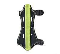 babominimer Protezione per braccio in pelle perforata per tiro con l'arco con design spesso 4 mm, lunghezza 15 cm per caccia all'aperto e pratica al bersaglio, adatto per (C)