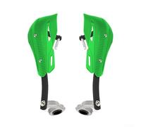 babominimer Protezione per le mani per moto fuoristrada anticaduta parabrezza strisce con diametro variabile manubrio Abs Guard compatibile con la maggior parte delle moto 2 (verde)
