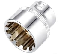 babominimer Punta a bussola corta a 12 punti, attacco quadrato da 3/8", in acciaio al cromo vanadio, adattatore per chiave a cricchetto, 6-24 mm, finitura a specchio, resistente all'erosione, coppia