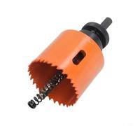 babominimer Punta per trapano M42 in acciaio, 14-60 mm, con capacità extra di profondità di 48 mm, per denti ultra fini, espulsione di trucioli scanalati rotondi per foratura liscia, compatibile (60