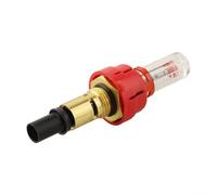 babominimer Regolatore di flussometro collettore per riscaldamento a pavimento con vetro di vista rimovibile e gamma 0-5L/min per ottimizzare la distribuzione del calore in casa (0,5)