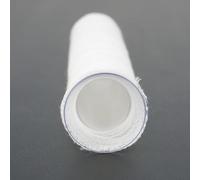 babominimer Ricarica in rete PVA da 5 m, solubile in acqua, con stantuffo e tubo per esche da pesca alla carpa, alimentatore in PVA bianco, si scioglie in qualsiasi momento (25 mm)