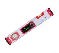 babominimer Righello elettronico digitale LCD con base magnetica e misuratore angolare, 200 mm, 300 mm, 400 mm, strumento di costruzione in alluminio per misurazioni precise in edifici, Reno (400 mm)