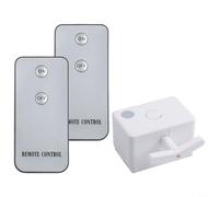 babominimer Robot controller wireless a infrarossi con pulsante remoto per controllo dell'illuminazione domestica senza sforzo, facile installazione su interruttori esistenti, elegante comp (Host + 2
