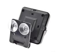 babominimer Sea Marine - Bussola con supporto orientabile per barca, camion, auto, camper, declinazione magnetica regolabile, plastica ABS nera