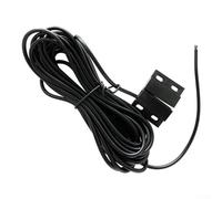 babominimer Sensore magnetico per porta con cavo, in metallo impermeabile, 5 m, sensore di sicurezza normalmente chiuso per porte di garage, tapparelle, vetro, legno e ferro (senza connettore)