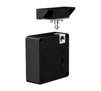 babominimer Serratura elettronica per armadietti, sicurezza per bambini, per cassetti e armadi in legno, con chiavi programmabili (nero)