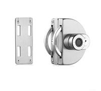 babominimer Serratura intelligente con impronte digitali per porte in vetro, serratura elettronica per armadi e cassetti con accesso a chiave, compatibile con porte in vetro singole/doppie da 8-12 mm