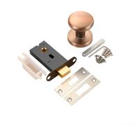 babominimer Serratura invisibile senza chiave con struttura in lega di zinco per una maggiore sicurezza e privacy, meccanismo su un lato per porte del bagno in rame