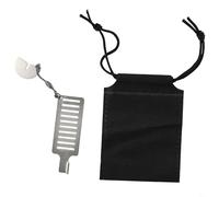 babominimer Serratura portatile per casa, viaggi e hotel, strumento di sicurezza in acciaio inox, compatibile con porte ad apertura interna con oltre 0,5 mm