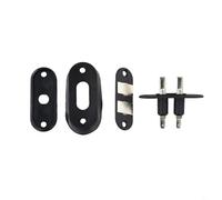 babominimer Serratura scorrevole con interruttore nero X allarme auto furgone sistemi di chiusura centralizzata porta alloggiamento in plastica 12 per 10 x 1 cm Bulk