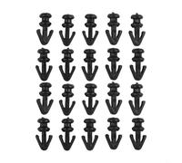 babominimer Set di 20 clip di fissaggio in plastica nera per portiera dell'auto, per MK2, MK3, MK4, compatibili con modanatura interna esterna