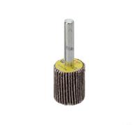 babominimer Set di 5 dischi lamellari per utensili rotanti, diametro 16-40 mm, mole abrasive con grana 80, accessori per lucidatura con gambo da 6 mm per (20 mm)
