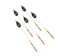 babominimer Set di 5 galleggianti da pesca con testa in rame e corpo in abete Bal, boa verticale per pesca in mare, dimensioni e pesi assortiti per pesca a galleggiante (15 g)