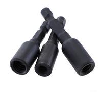 babominimer Set di adattatori autofilettanti M6 M8 M10 Cr-Mo con gambo esagonale da 1/4", strumento manuale duraturo per inserire dadi o bulloni a gancio, compatibile con trapani elettrici, (B)