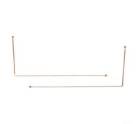babominimer Set di canne da divinazione professionali in rame, strumento di rilevamento a forma di L, per acqua, oro, minerali, caccia al tesoro, con borsa per il trasporto, lunghezza 30,5 cm