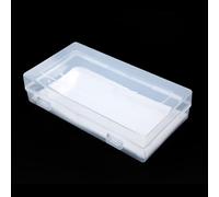 babominimer Set di custodie per banconote in plastica trasparente e scatola portaoggetti, 100 sacchetti protettivi per collezionisti, porta banconote a lunga durata per la salvaguardia e