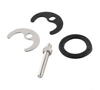 babominimer Set di fissaggio per rubinetto monoblocco per lavello da cucina, kit di montaggio per lavabo da 4 pezzi con guarnizioni in acciaio inox e gomma, bullone e perno, ricambio di riparazione