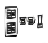 babominimer Set di pedali per cambio manuale automobilistico antiscivolo poggiapiedi acceleratore freno frizione copre compatibile con A3 8V Kamiq per Golf